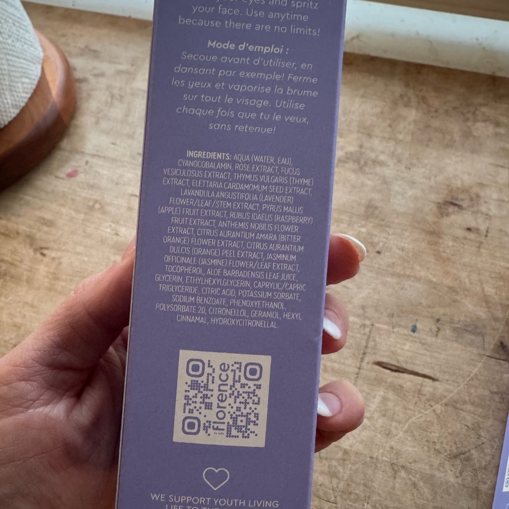 Florence by Mills Zero Chill Face Mist - Purple - Picture 8 of 9